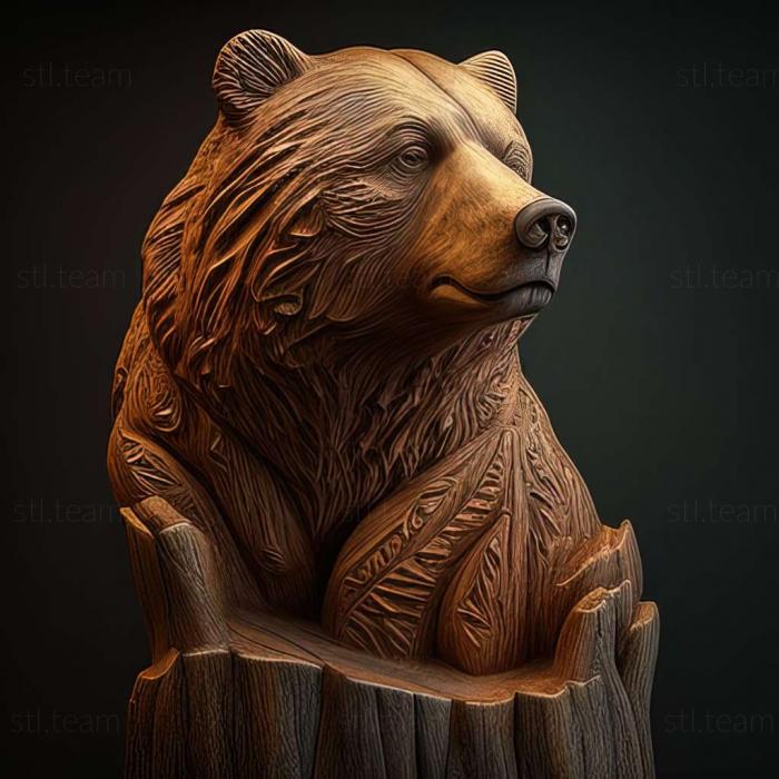 3D model Grizzly (STL)